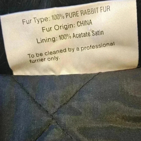 Vintage Somerset Furs 100% Rabbit Fur EUC Size Medium - Picture 9 of 9
